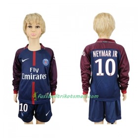 Fußballtrikots PSG Neymar Jr 10 Kinder 2017-2018 Langarm Heimtrikotsatz kaufen